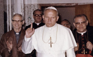 Szent II. János Pál pápa (Forrás: Fortepan)